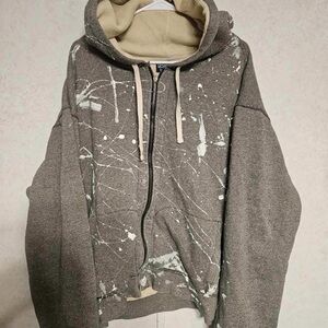 Ralph Lauren Gray Thermal Zip Up Jacket